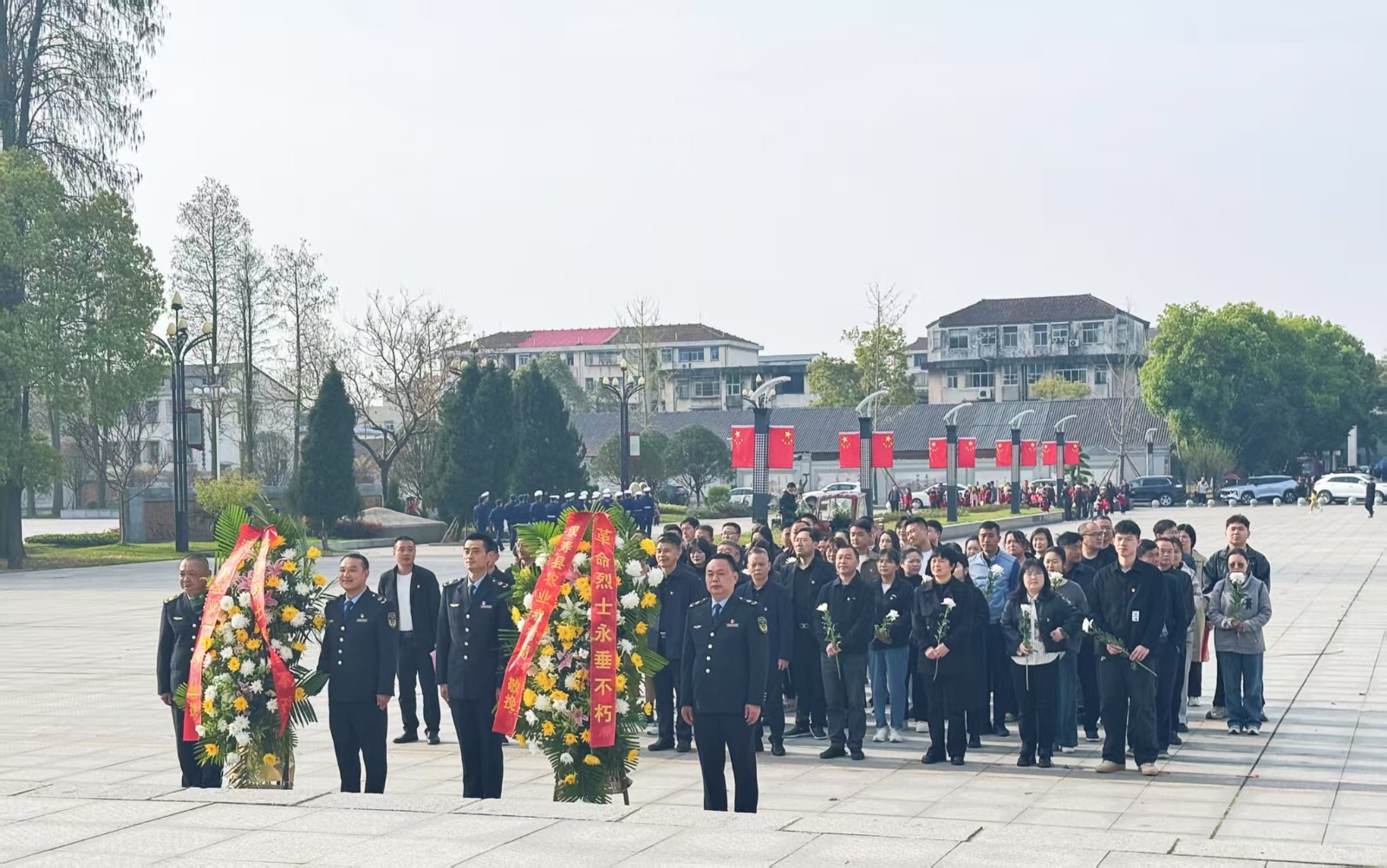 【网络中国节·清明】汉寿县农业农村局开展“赓续红色血脉，筑牢粮安根基”清明祭扫活动