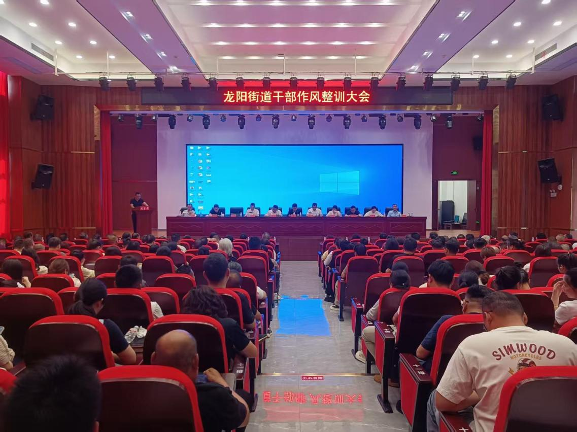 汉寿县龙阳街道召开2025年度干部作风整训大会