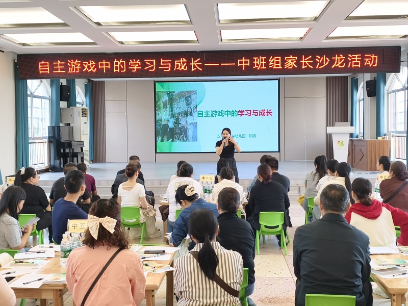 汉寿县中心幼儿园开展“自主游戏中的学习与成长”主题沙龙活动