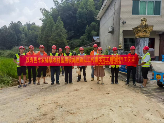 汉寿县丰家铺镇：以工代赈兴基建 乡村振兴添动能