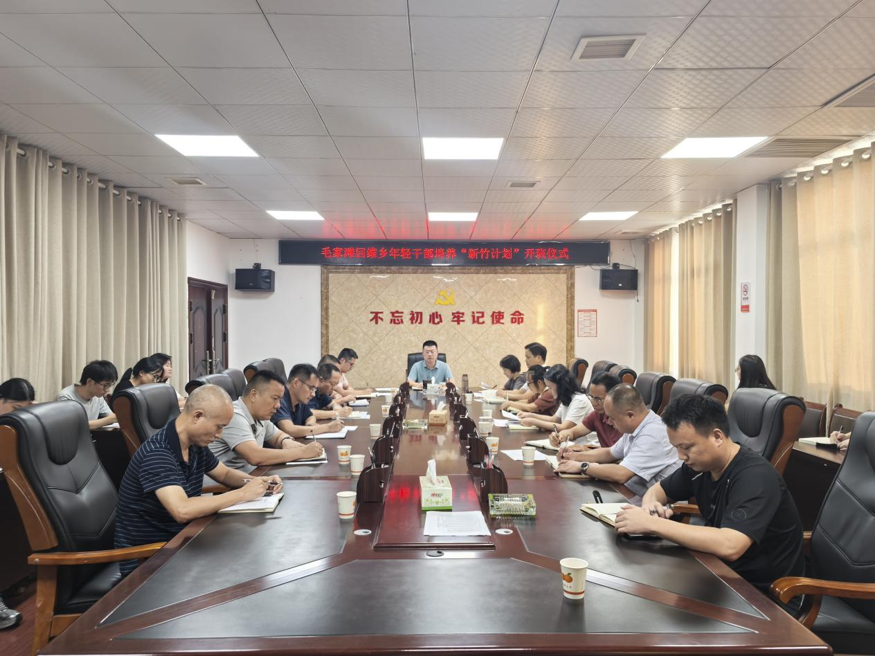 汉寿县毛家滩回维乡：举行“新竹计划”启动仪式，构建年轻干部培养新格局