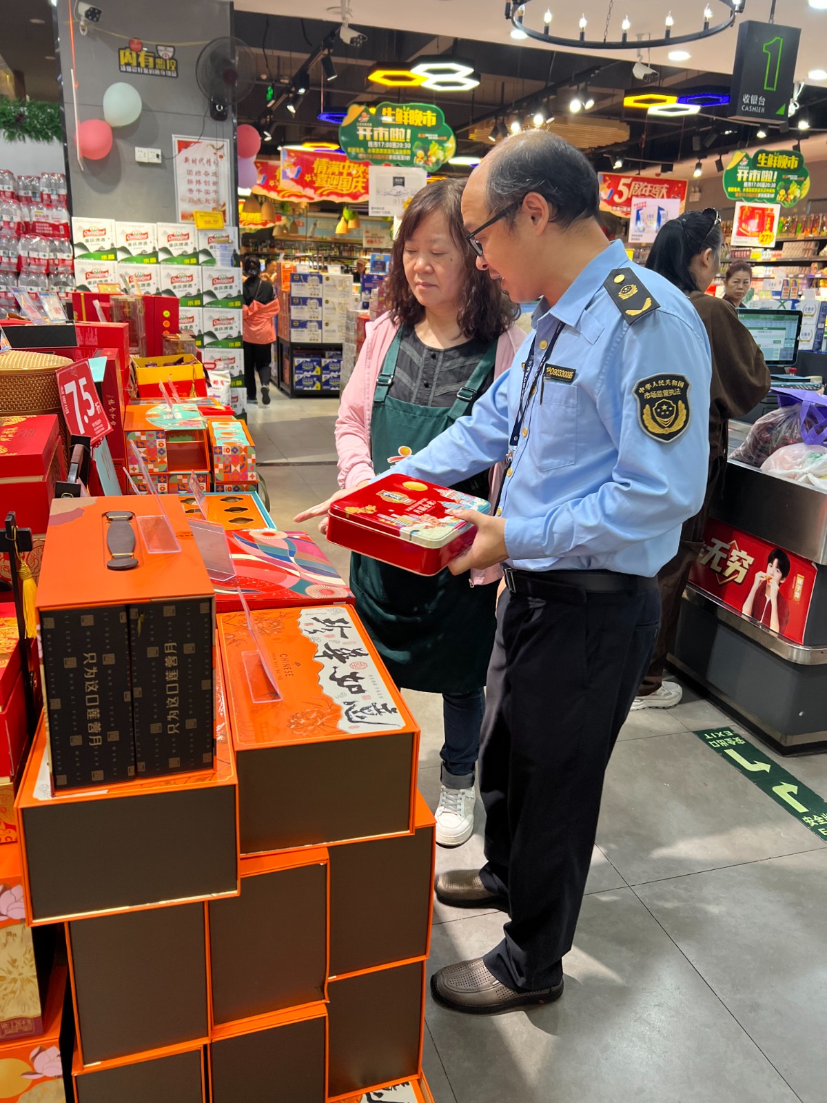 汉寿县市场监管局：开展“双节”食品流通领域专项行动