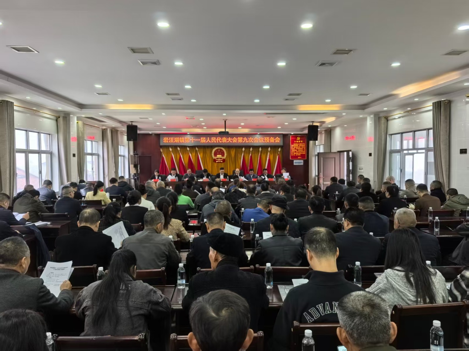 汉寿县岩汪湖镇第十一届人民代表大会第九次会议召开