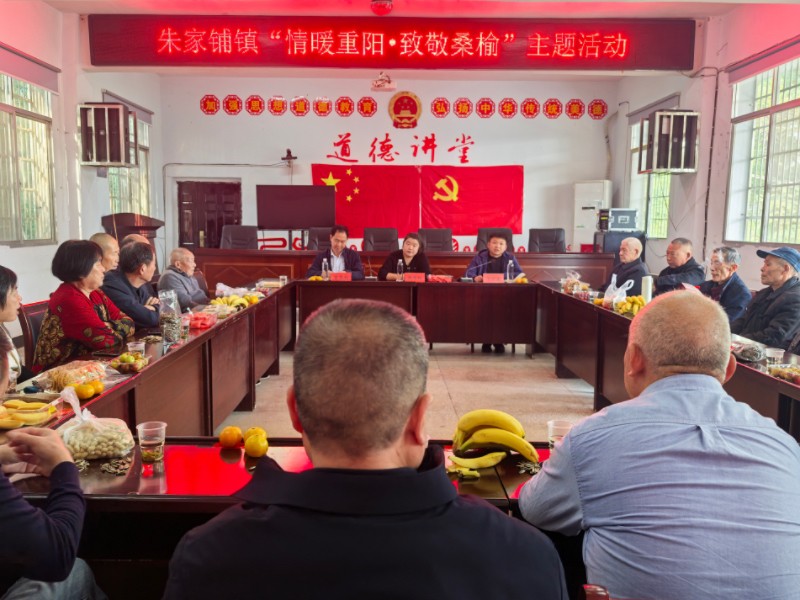 汉寿县朱家铺镇开展“情暖重阳，致敬桑榆”主题活动