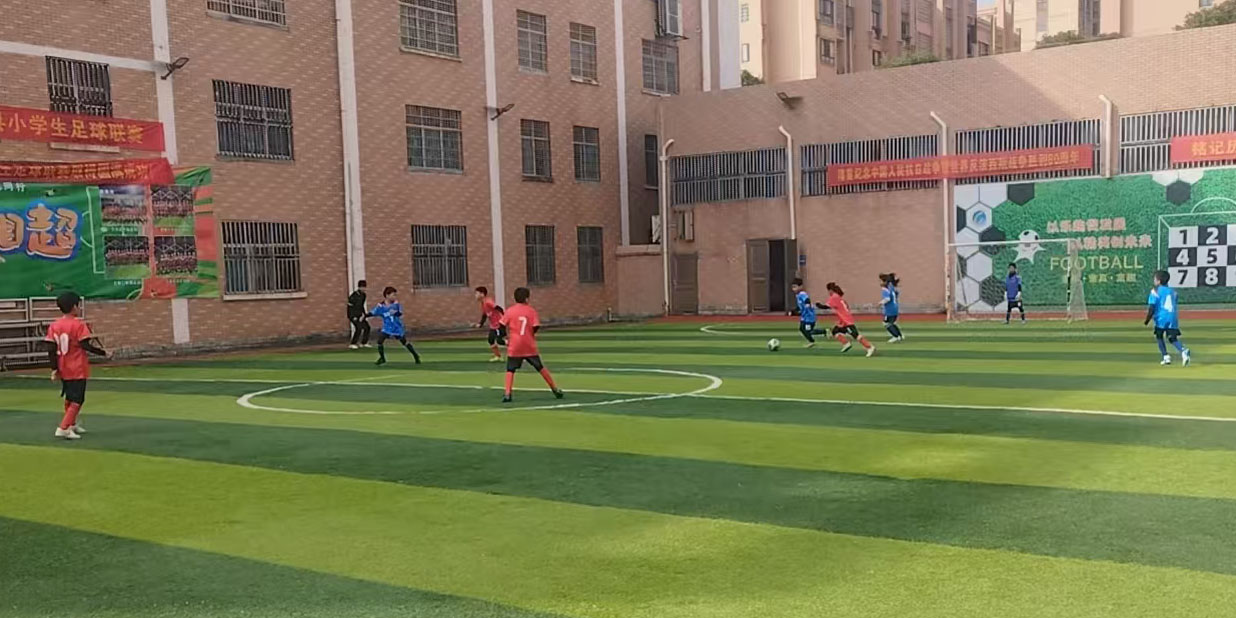 汉寿詹中附小：绿茵逐梦  足下生辉