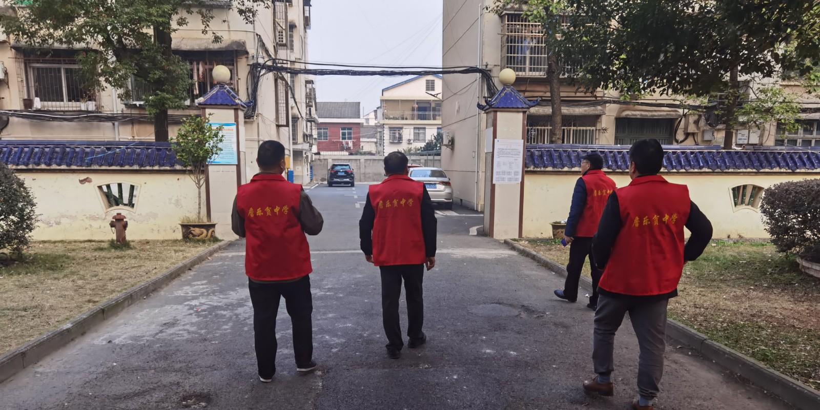 汉寿县詹乐贫中学开展“敲门行动” 筑牢冬季校园安全防火墙