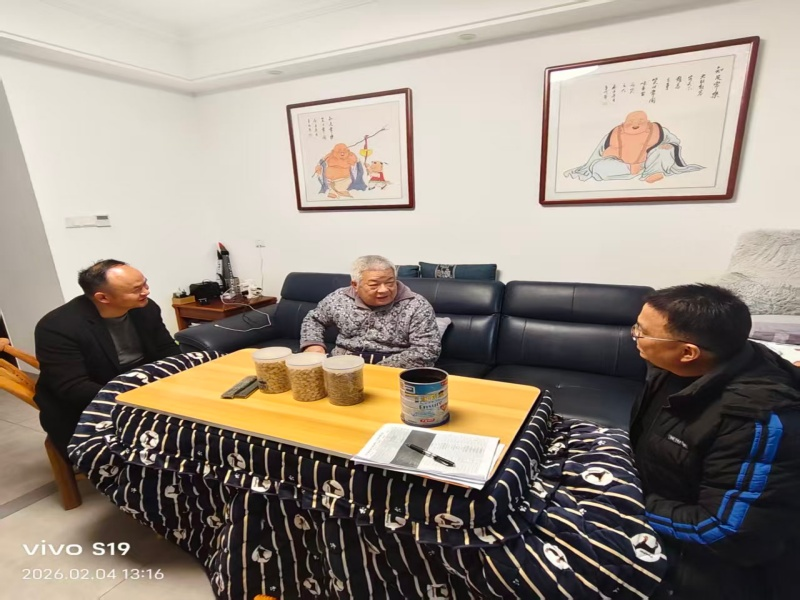 【新春走基层】汉寿县聂家桥乡中学开展退休教师慰问活动