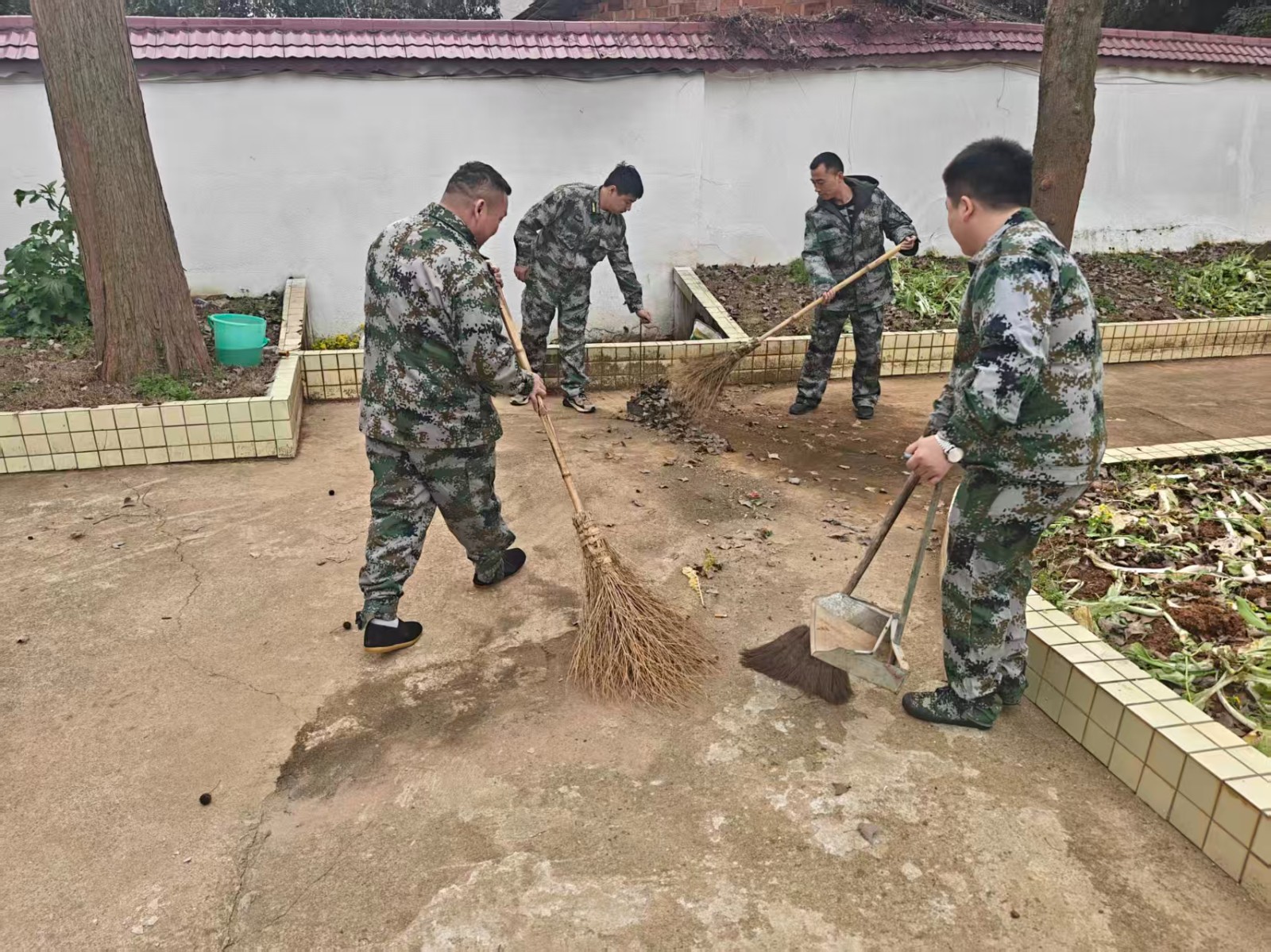 汉寿县百禄桥镇：迷彩映初心 温情暖夕阳