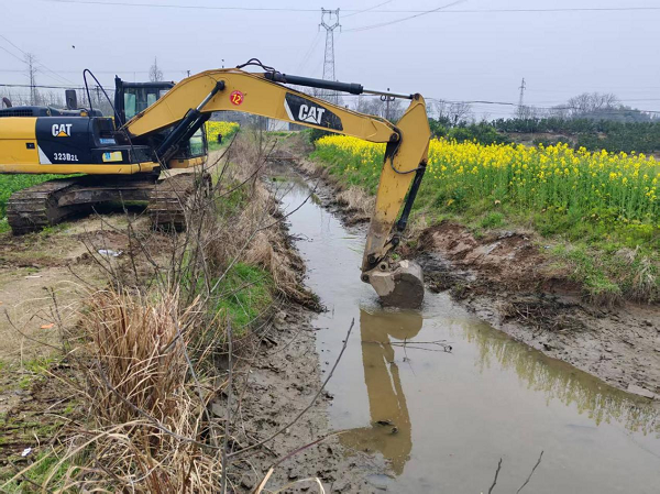 汉寿县罐头嘴镇：开展春耕备耕工作 水利先行保增收