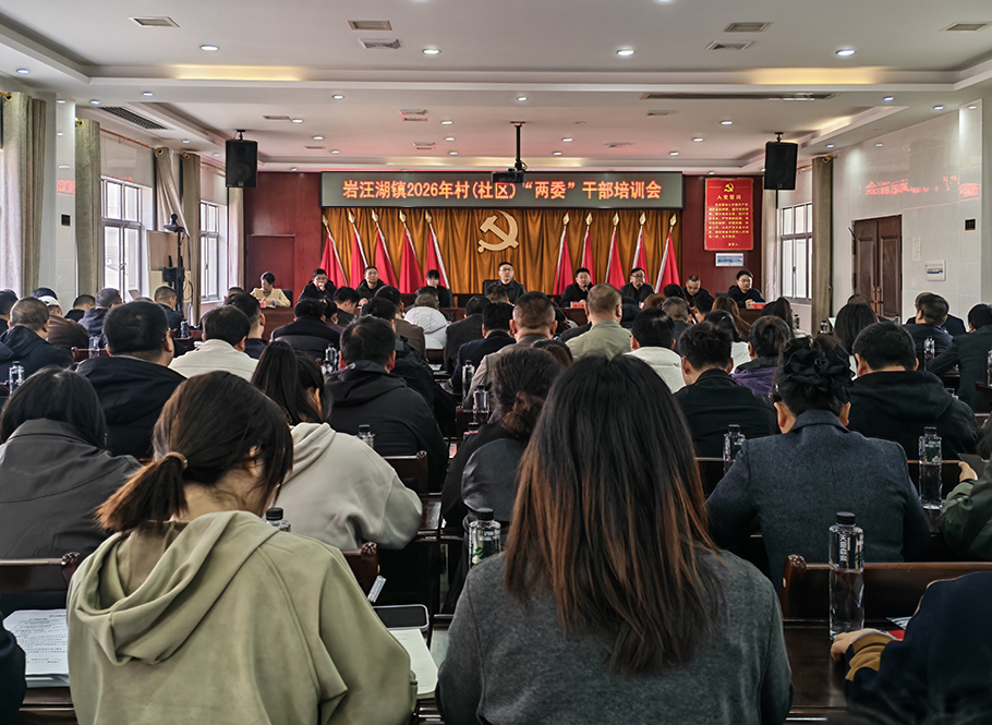 汉寿县岩汪湖镇：开展2026年村（社区）“两委”干部培训会