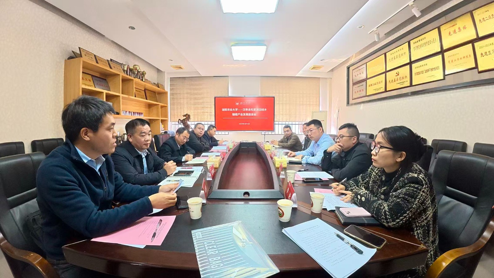 汉寿：春启新程兴农业 校地携手育橙香