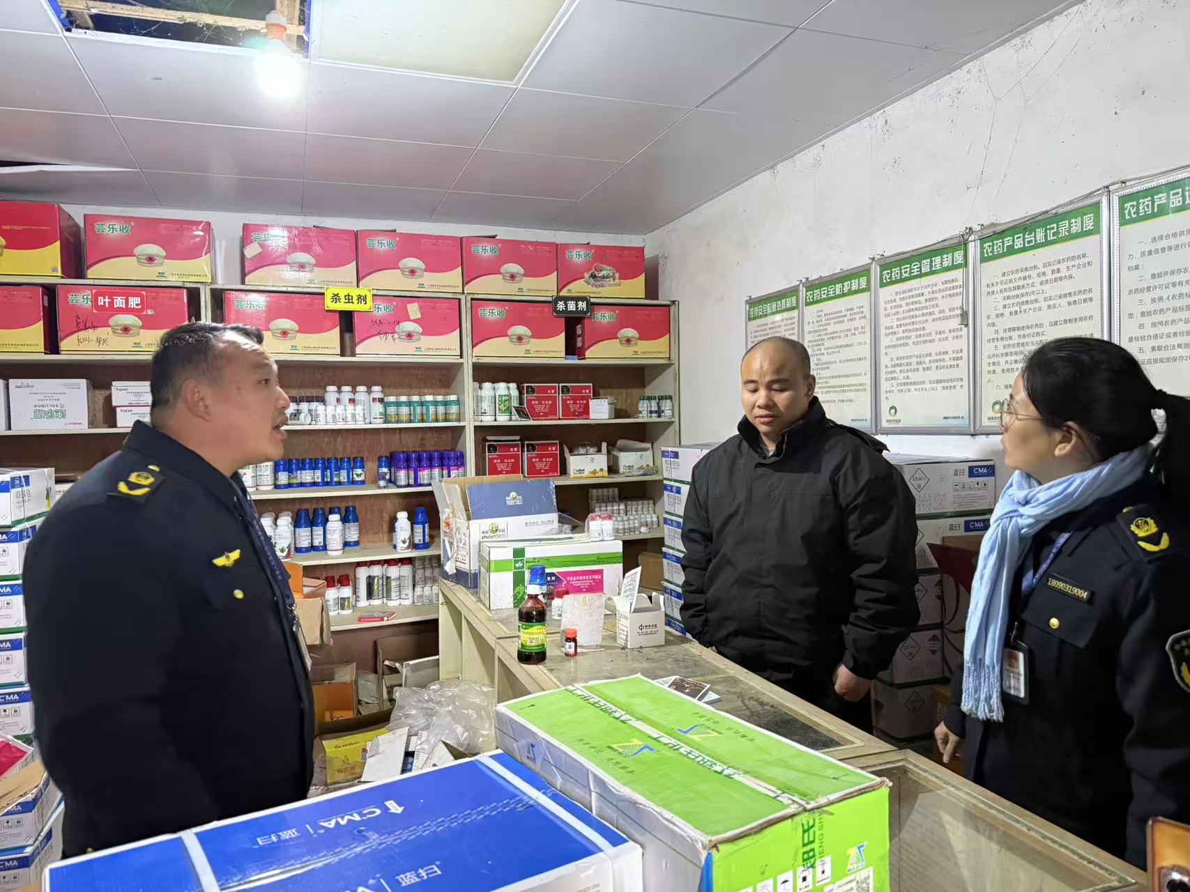 汉寿：严厉打击假劣农资，护航春耕粮食生产安全