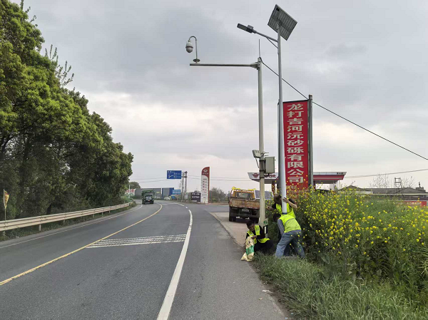 汉寿县罐头嘴镇：点亮民心路 焕新夜乡村