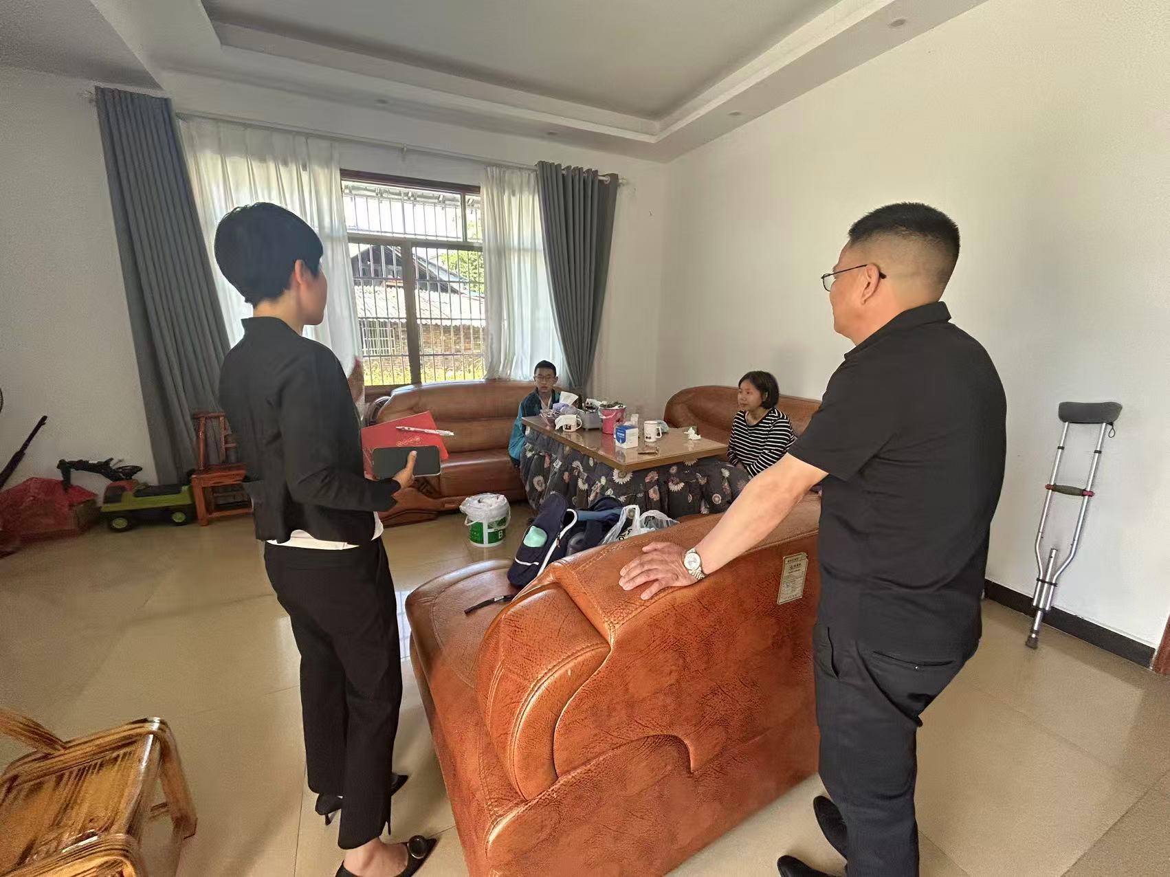 汉寿县沧浪街道：陈家塔社区开展爱心捐助活动