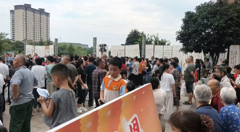 汉寿县蒋家嘴镇举办“翰墨传情·礼赞家乡”主题书法活动