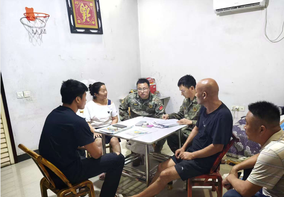 汉寿县沧浪街道：扎实开展应征青年入户走访工作