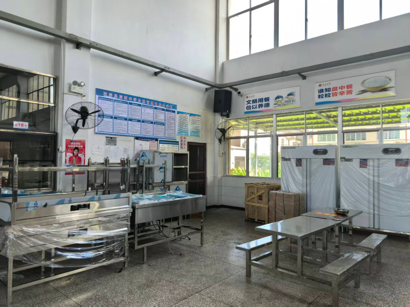 汉寿县辰阳中学暑期完成食堂标准化改造，筑牢师生“舌尖上的安全”防线