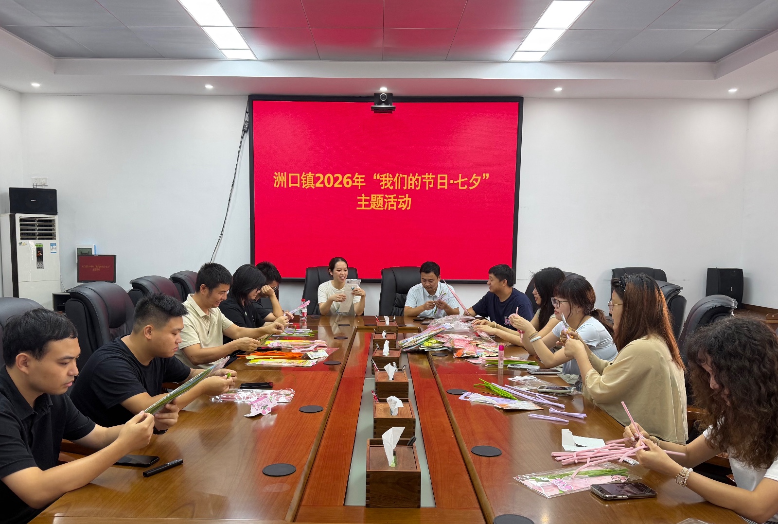 情暖七夕 传承新风——洲口镇开展“我们的节日·七夕”主题活动