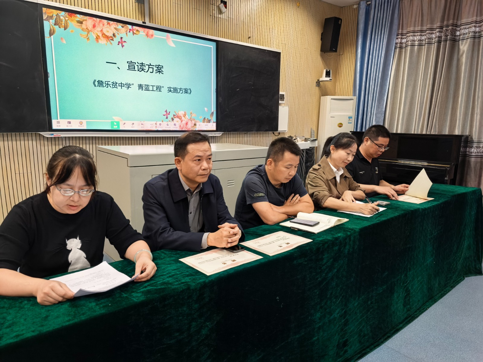 汉寿县詹乐贫中学：青蓝结对传薪火 师道赓续育新人